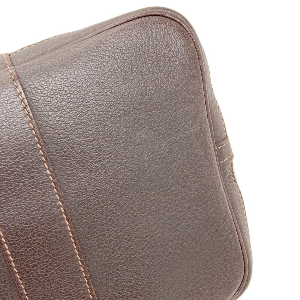 Hermes Garden Party PM Marron Silver Hardware Handbag Toile H/Buffle Women's ... - Picture 13 of 16